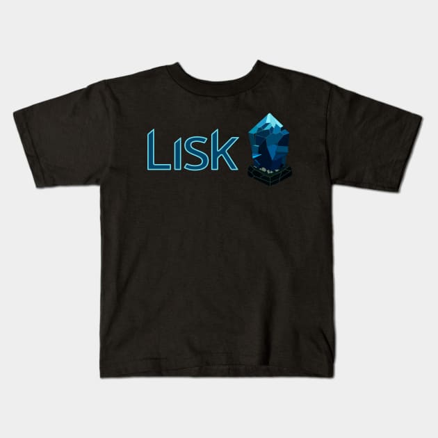 Lisk Cryptocurrency Logo. Kids T-Shirt by CryptoTextile